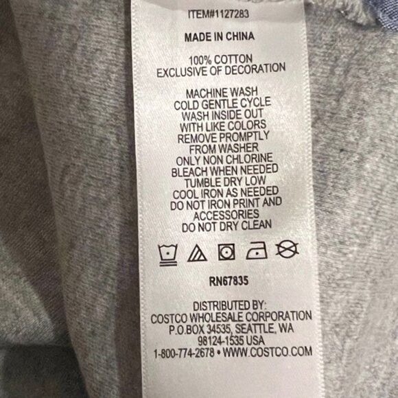 Nautica Womens Gray Three Quarter Sleeve Shirt with Cuffs Plus Size XXL NWOT - Picture 6 of 6